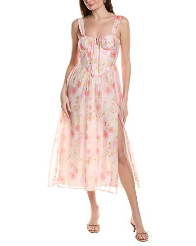 Bardot Esra Printed Midi Dress In Multi