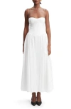 Bardot Estie A-line Cotton Dress In Orchid White