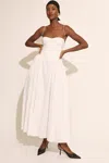 Bardot Estie Cotton Maxi Dress In Orchidwht