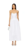 Bardot Estie Cotton Maxi Dress In White