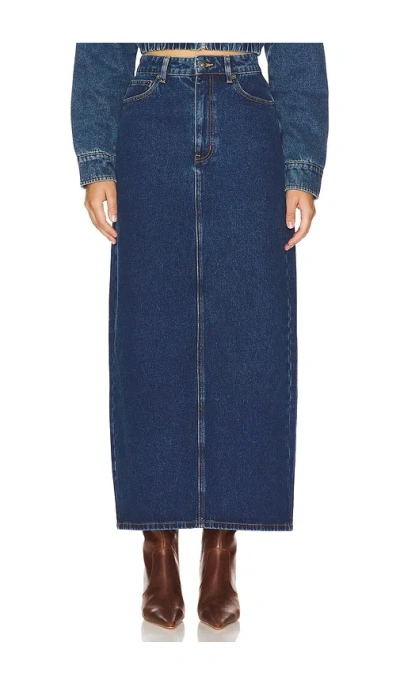 BARDOT EVIANNA DENIM MAXI SKIRT