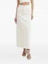 Bardot Evianna Slit Maxi Skirt In White