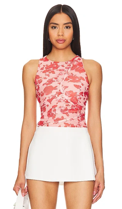 Bardot Felicia Top In Red Floral