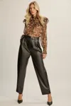 Bardot Fiorella Leopard Blouse In Brown