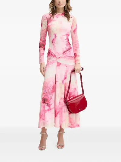 Bardot Floral-print Midi Dress In Multi