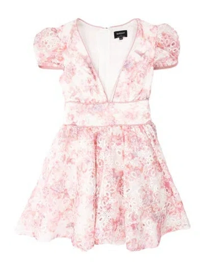Pre-owned Bardot Floral Print Mini Dress In Pink