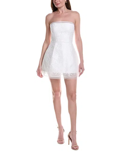Bardot Franca Strapless Lace Minidress In White