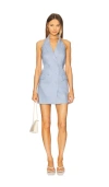 Bardot Freya Vest Mini Dress In Baby Blue