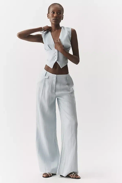 Bardot Geordy Hipster Wide-leg Pants In Blue