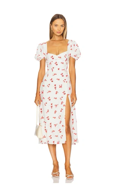 Bardot Gillian Midi Dress In White