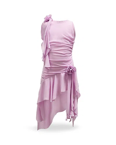 Bardot Girls' Addison High Low Ruched Dress - Little Kid, Big Kid
