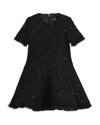 Bardot Girls' Ava Boucle Mini Dress - Little Kid, Big Kid In Black