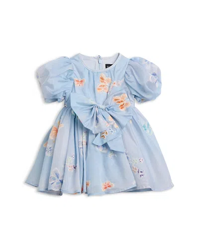Bardot Girls' Jade Butterfly Mini Dress - Baby In Blue