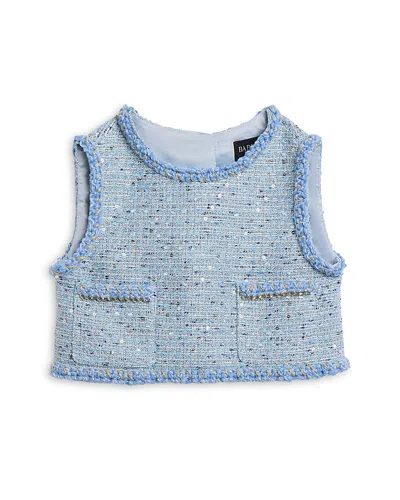 Bardot Girls' Jayde Boucle Top & Skirt Set - Little Kid, Big Kid In Blue