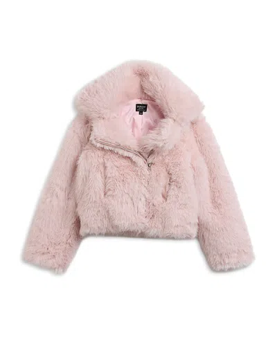 Bardot Girls' Jayden Faux Fur Jacket - Little Kid, Big Kid In Pink