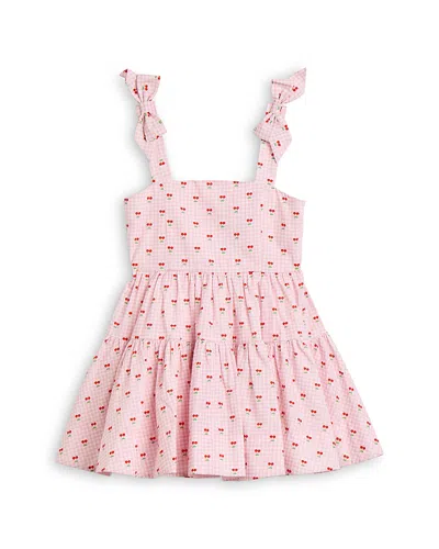 Bardot Girls' Suki Cherry Mini Dress - Little Kid, Big Kid In Pink