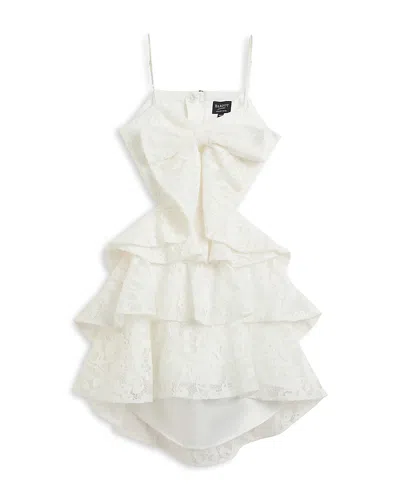Bardot Girls' Tulip Lace Bow Dress - Little Kid, Big Kid In White