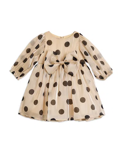 Bardot Girls' Wednesday Organza Spot Dress - Baby, Toddler In Neutral