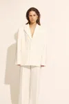 Bardot Halia Oversized Blazer In Orchid Wht