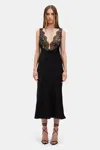 Bardot Hayden Lace Slip Dress In Black