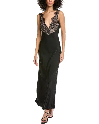 Bardot Hayden Lace Slip Dress In Black