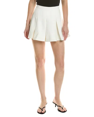 Bardot Helenia Pleated Skort In White