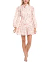 Bardot Hendry Floral Print Mini Dress In Pink
