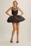 Bardot Hilda Hoop Mini Dress In Black