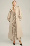 Bardot Isler Longline Trench Coat In Neutral