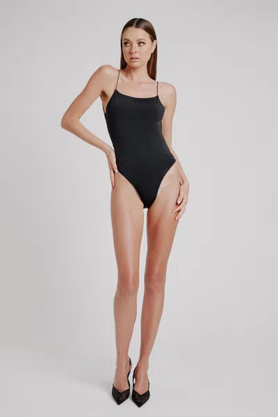 Bardot Jasminka Jersey Bodysuit In Black