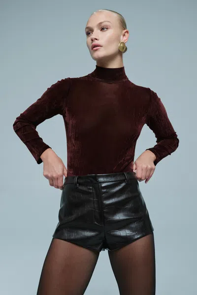 Bardot Jayla Vegan Leather Short In Pink