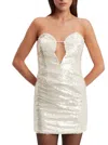 Bardot Jinxa Sequined Cutout Mini Dress In Multi