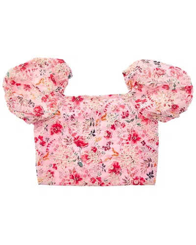 Bardot Junior Amelia Broderie Top In Pink