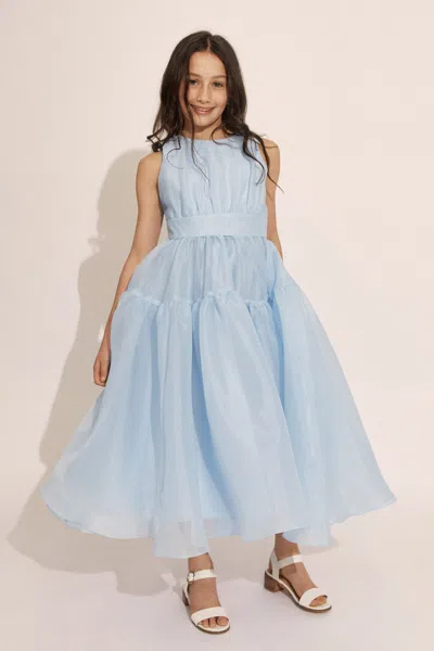 Bardot Junior Kids' Ava Midi Dress In Blue Bell