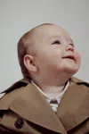 Bardot Junior Baby Boy Mason Classic Trench In Beige
