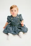 Bardot Junior Baby Elle Boucle Dress In Navy