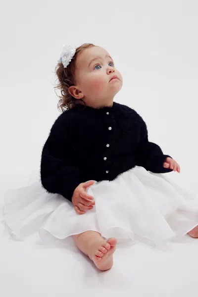 Bardot Junior Baby Girl Bell Sleeve Cardi In Black