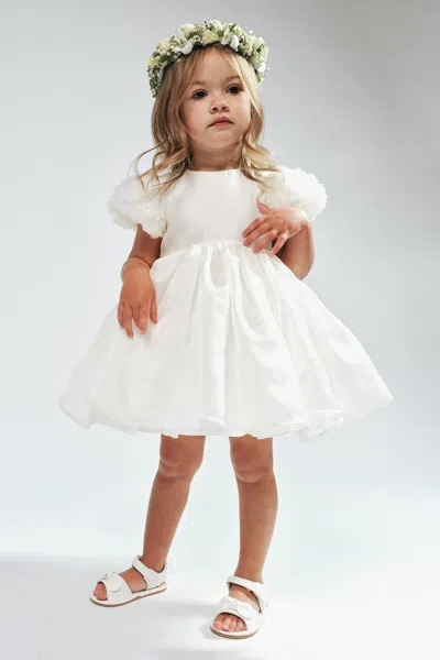 Bardot Junior Baby Girl Carina Organza Florette Dress In White