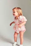 Bardot Junior Baby Girl Ellory Tie Grow In Pink Flora