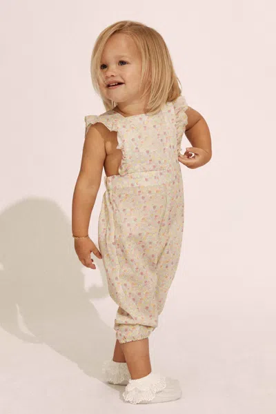 Bardot Junior Baby Girl Estelle Ditsy Overall In Ditsy Grdn