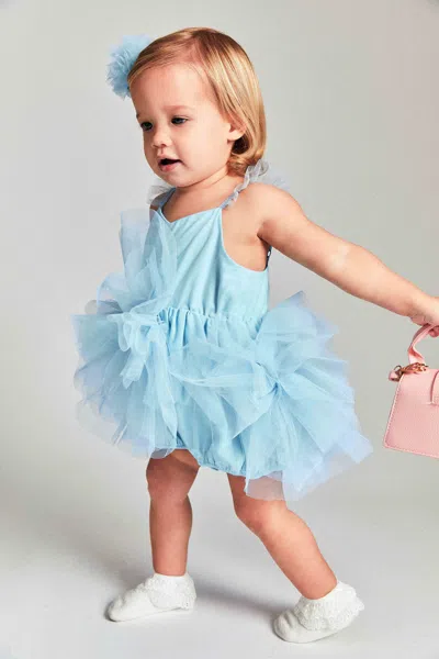 Bardot Junior Baby Girl Fleurette Flower Grow In Bijou Blue