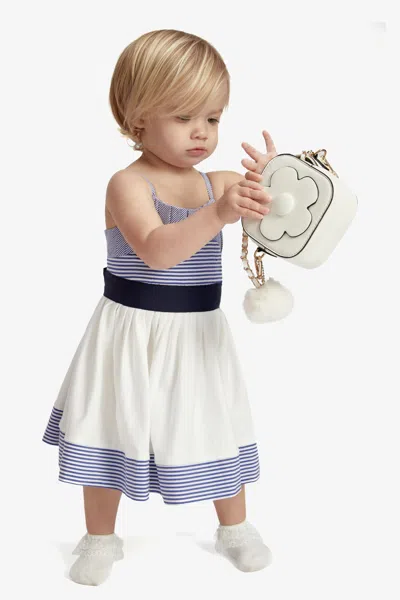Bardot Junior Baby Girl Frenchy Dress In Navy Strpe