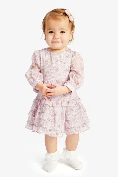 Bardot Junior Baby Girl Henri Floral Dress In Neutral