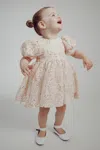 Bardot Junior Baby Girl Juliet Broderie Mini Dress In Retro Fl