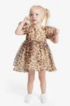 Bardot Junior Baby Girl Juliet Mini Dress In B Leopard