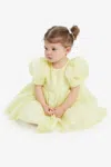 Bardot Junior Baby Girl Juliet Organza Mini Dress In Sunshine