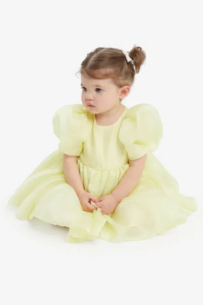 Bardot Junior Baby Girl Juliet Organza Mini Dress In Sunshine