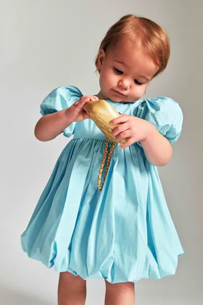 Bardot Junior Baby Girl June Poplin Dress In Aqua