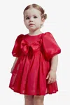 Bardot Junior Baby Girl Mercer Mini Dress In Deep Red