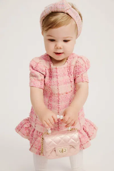 Bardot Junior Baby Ines Boucle Dress In Pink